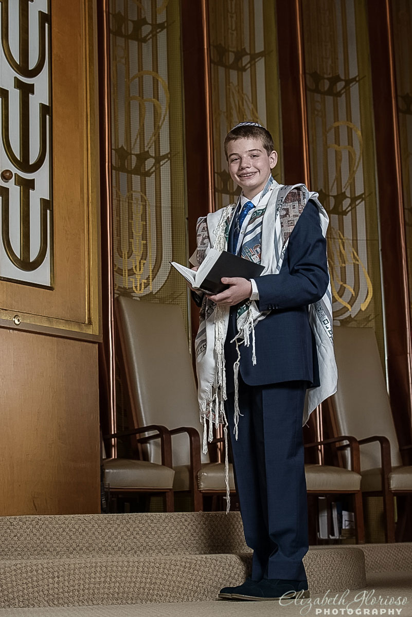 Bar Mitzvah rehearsal at Park Synagogue in Cleveland Heights, Ohio