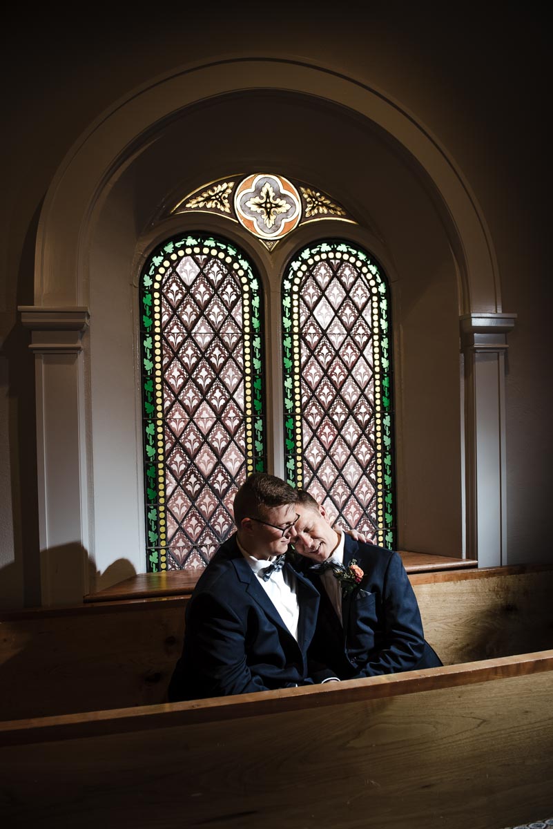 Gay grooms in Hudson Ohio church